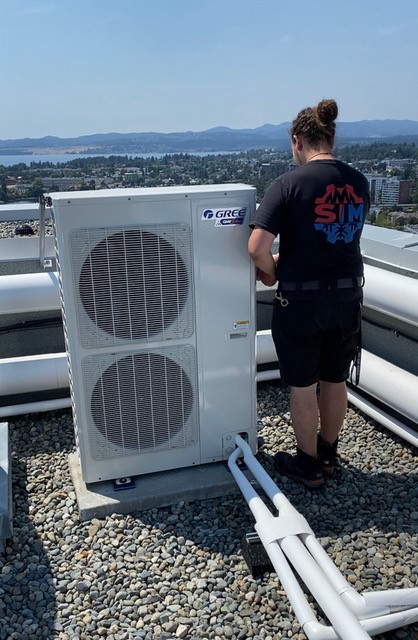 HVAC service at Victoria business